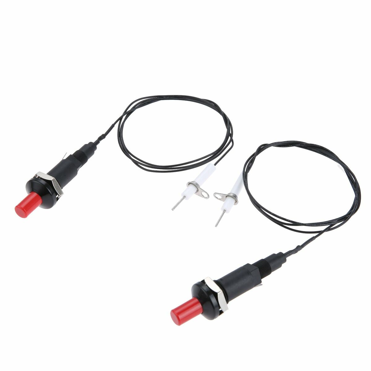Piezo Spark Ignition Set 1m Wire 200? Resistance Gas Camping Stove Parts
