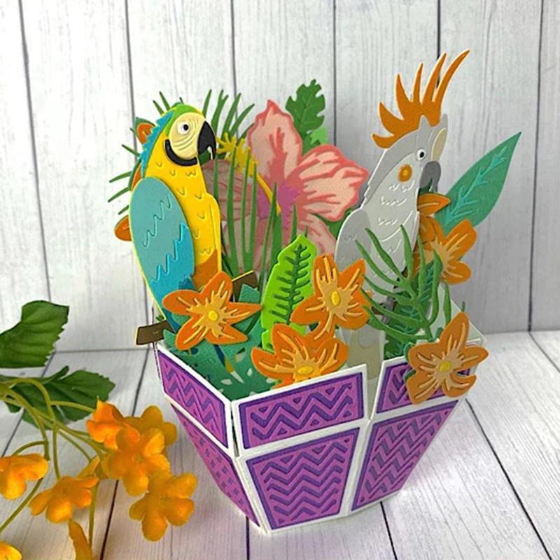 Lovely Leaves Metal Cutting Dies Scrapbooking Craft Birthday Greeting Card Decor