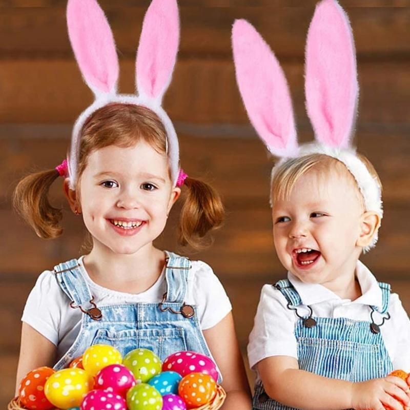 Led Bunny Headband Rabbit Hair Hoop Plush Hairband Rabbit Ear Headband