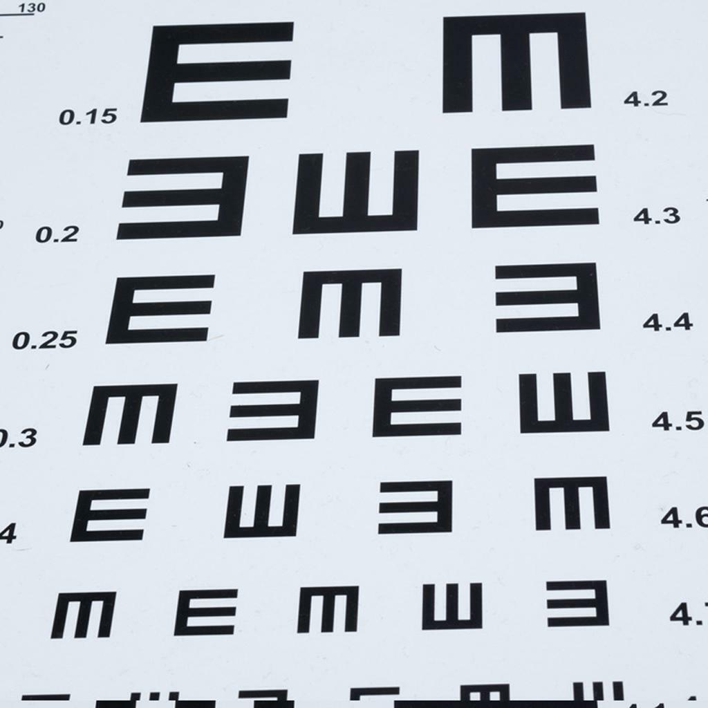 Standardized Eye Chart Visual Testing Chart  School for