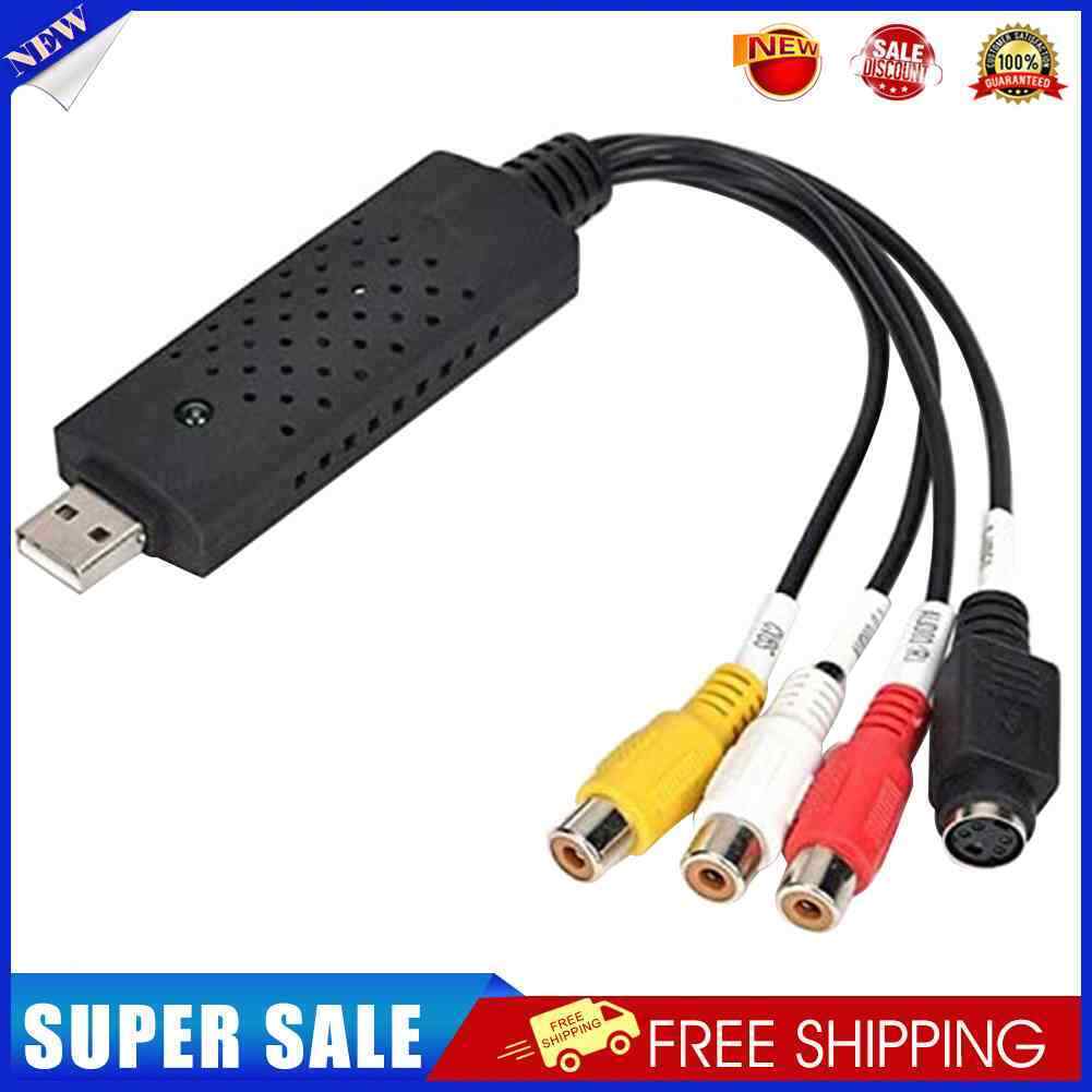 1 Channel USB 2.0 Video Capture Card VCR VHS to DVD DVR Digital Converter