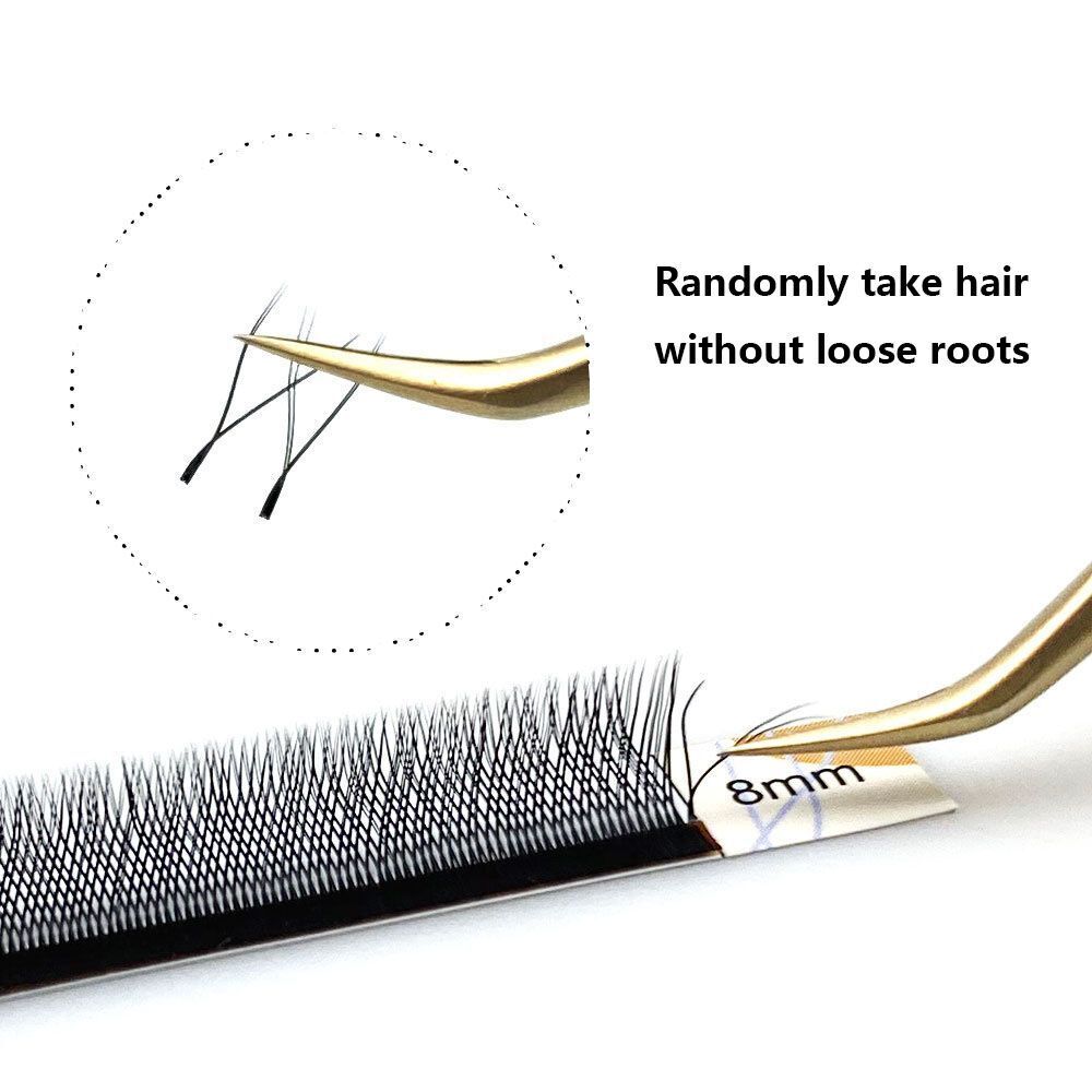 Handmade Natural Soft Thick YY Type Eye Lashes Extension False Eyelashes Black