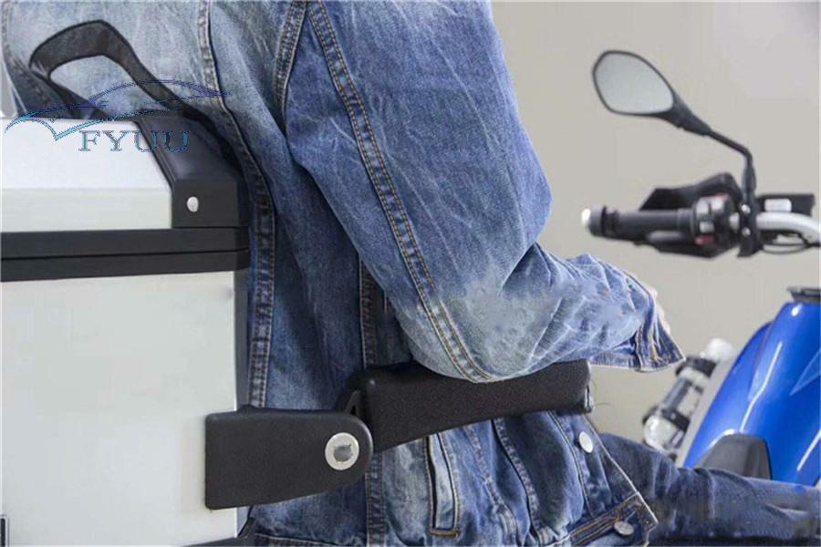 1Pair Motorcycle Rear Box Passenger Armrest For BMW R1200GS LC Adventure Black