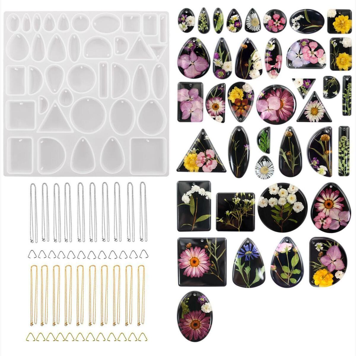 Pendant Silicone Molds Necklace for Jewelry Making Supplies Studs Mould