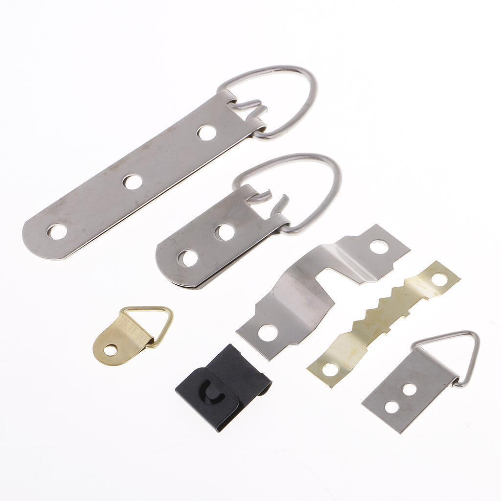 76x Photo Frame Hanging Kit Hanging Solutions Home Office Hanging Hooks Kit