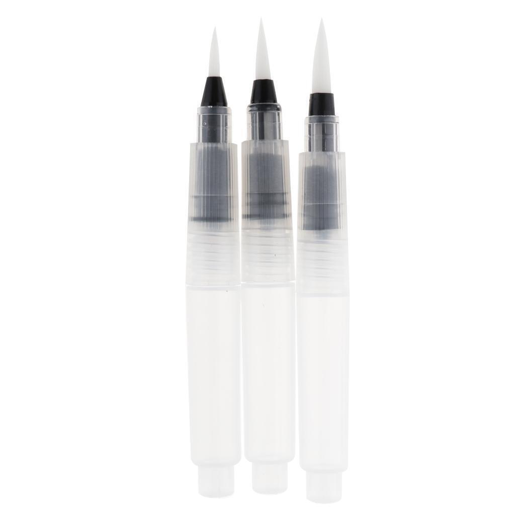 3x Refillable  Ink   Painting Watercolor Drawing Marker Pen