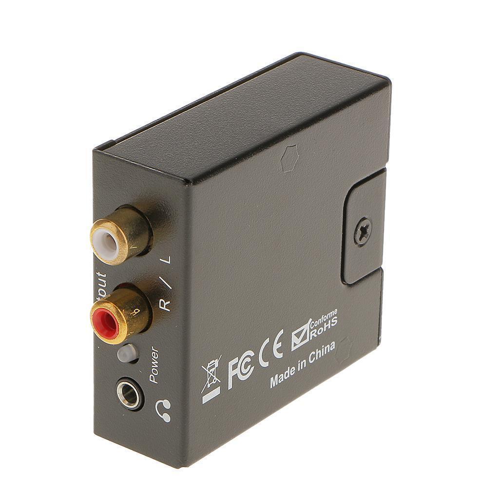 Digital Coaxial  Optical to Analog L/ Audio Converter Adapter