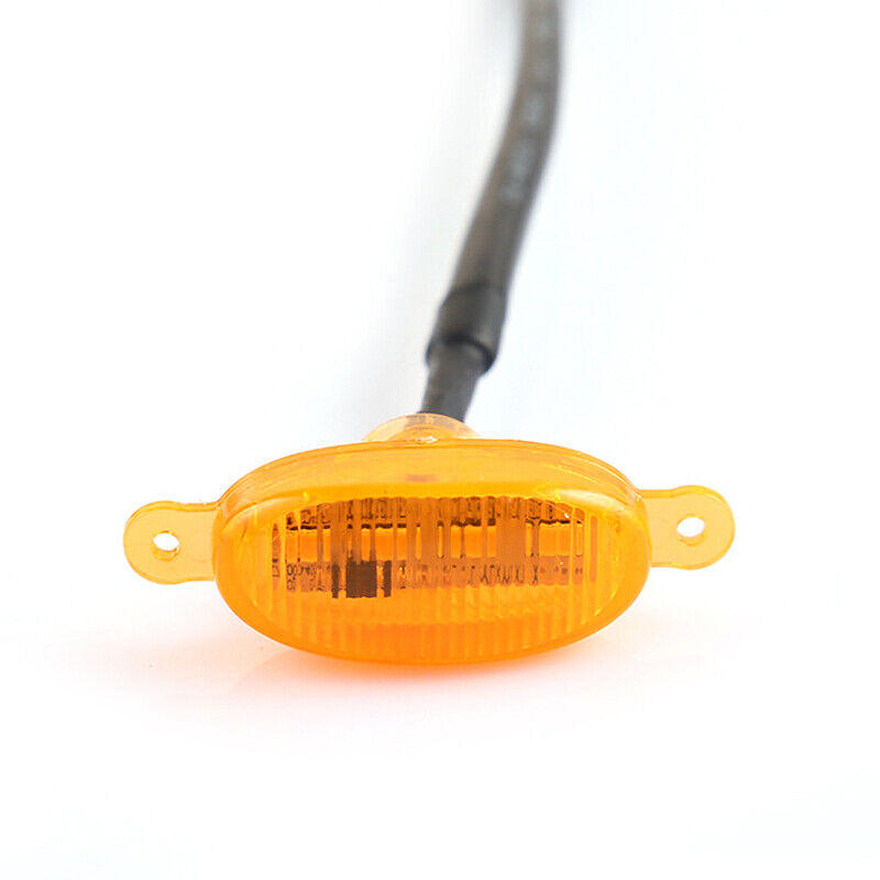 Front Grille Amber LED Lamp Running Light Yellow Fit for Ford F-150 Raptor