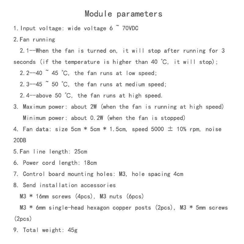 DC 12V Fan for Hotend Extruder Heat Sinks and Other Small Appliances Series