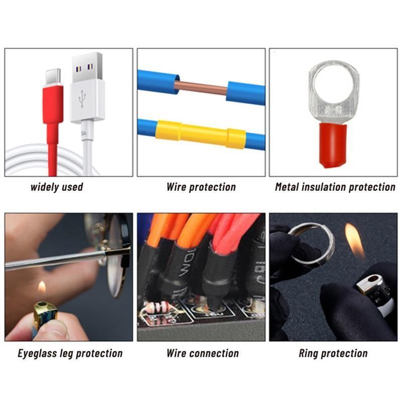 328 Pcs Heat-Shrink Tube Wire Wrap Cable Sleeve Assortment Kit Insulation Tube