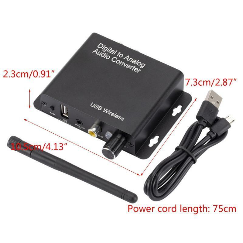 Digital Fiber Coaxial To Analog Digital To Analog With 3.5 Fiber Digital To Anal