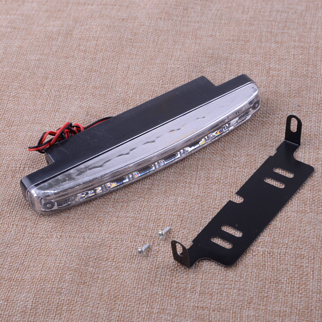 2pcs Universal Car 8 LED DRL Fog Driving Daylight Daytime Running Light White li