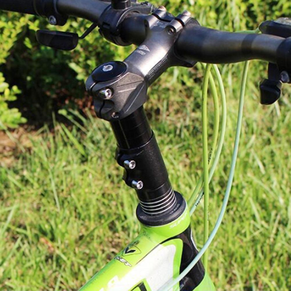 MTB Bicycle Handlebar Stem Riser Folding Bike Front Fork Extender (Black)