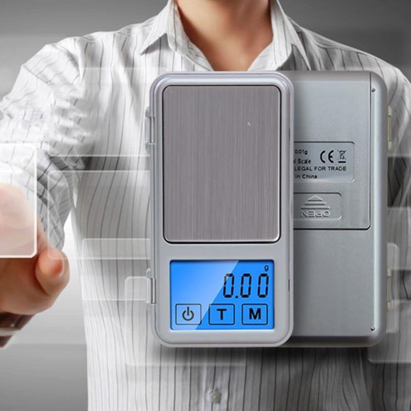 Weigh Gram Scale Digital Pocket Scales 500g by 0.1g Grams for Jewelry Diamond