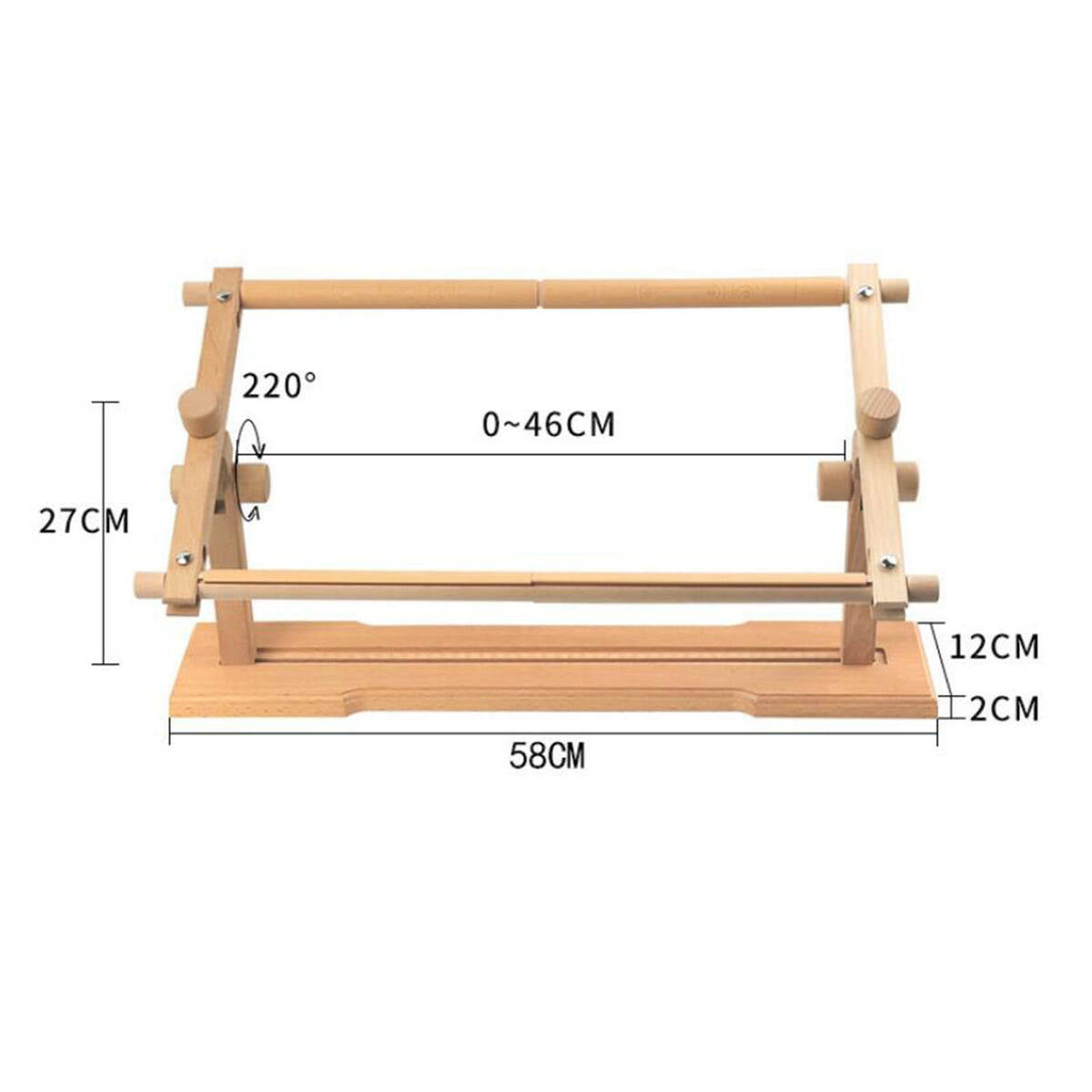 Desk Stand Rack 360 Rotatable Embroidery Holder DIY