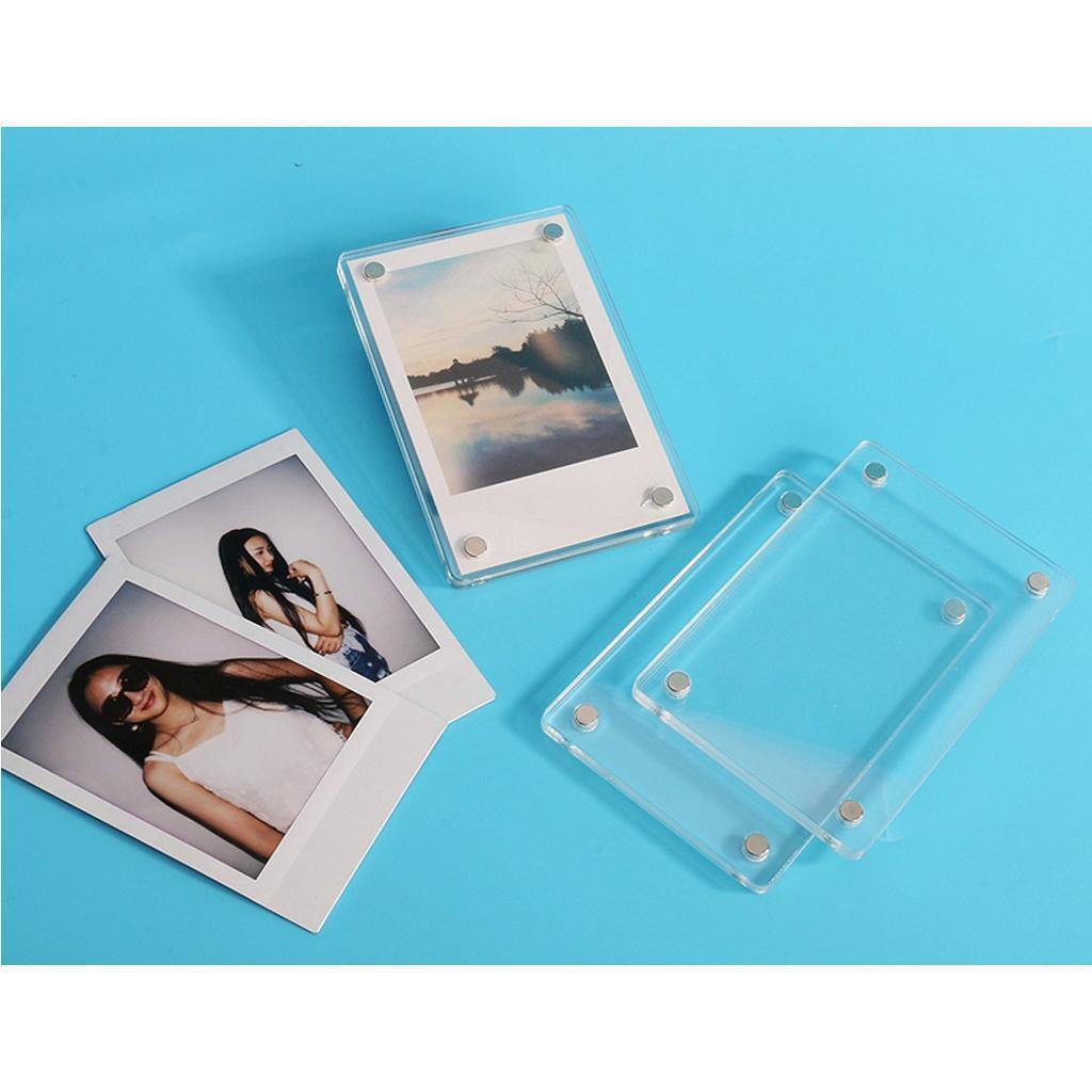 5Pc Acrylic  Photo  Fridge Photo Display for   SQUARE