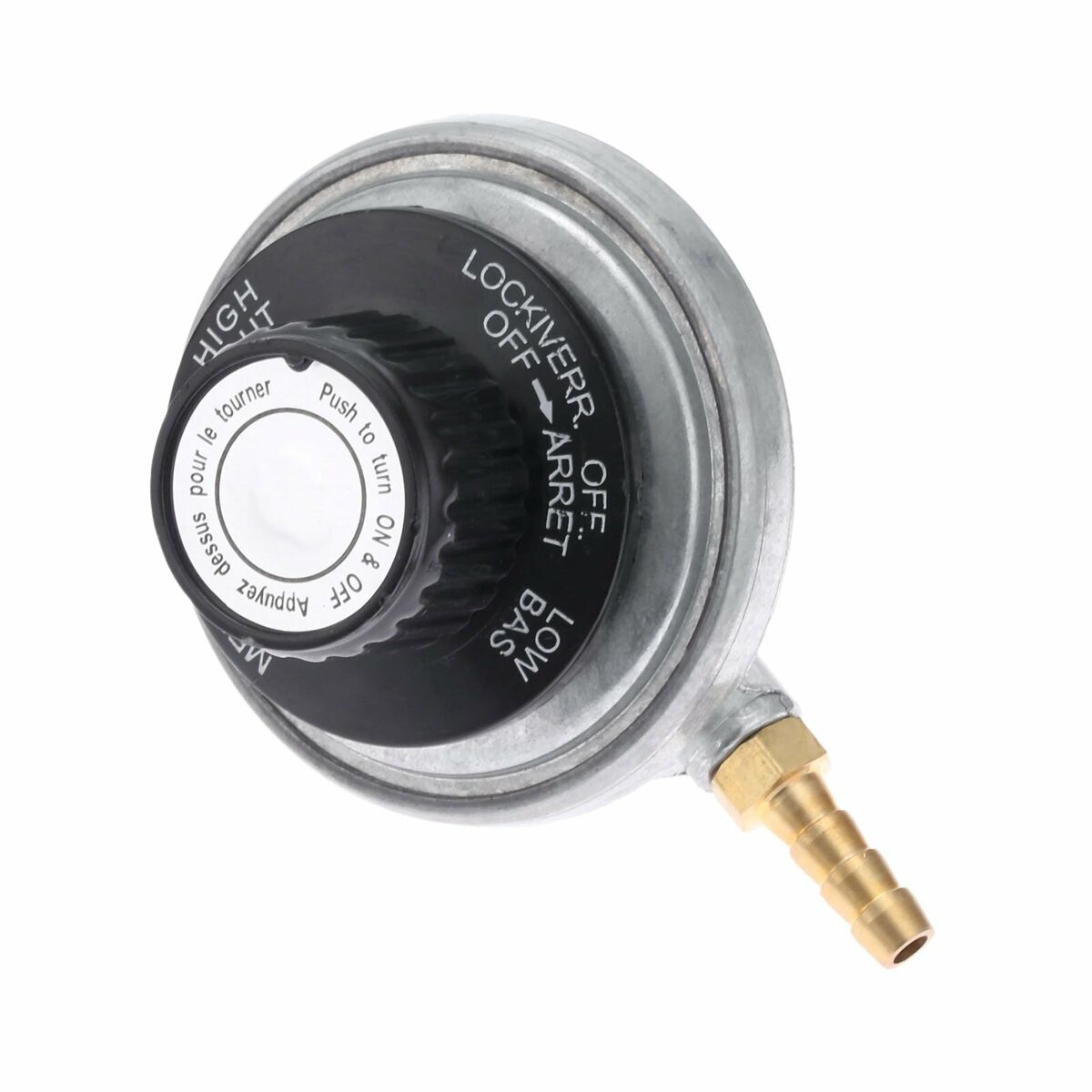 Propane Tank Low pressure Gas Regulator CSA Certified 1"-20 UNEF Inlet