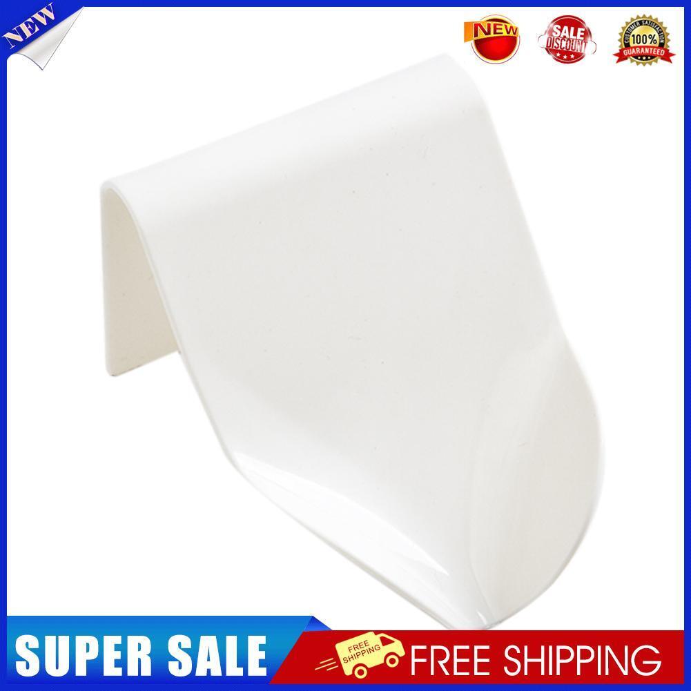 Drainage Soap Box Plastic Soap Collection Shelf Wall Holder Tray (White)