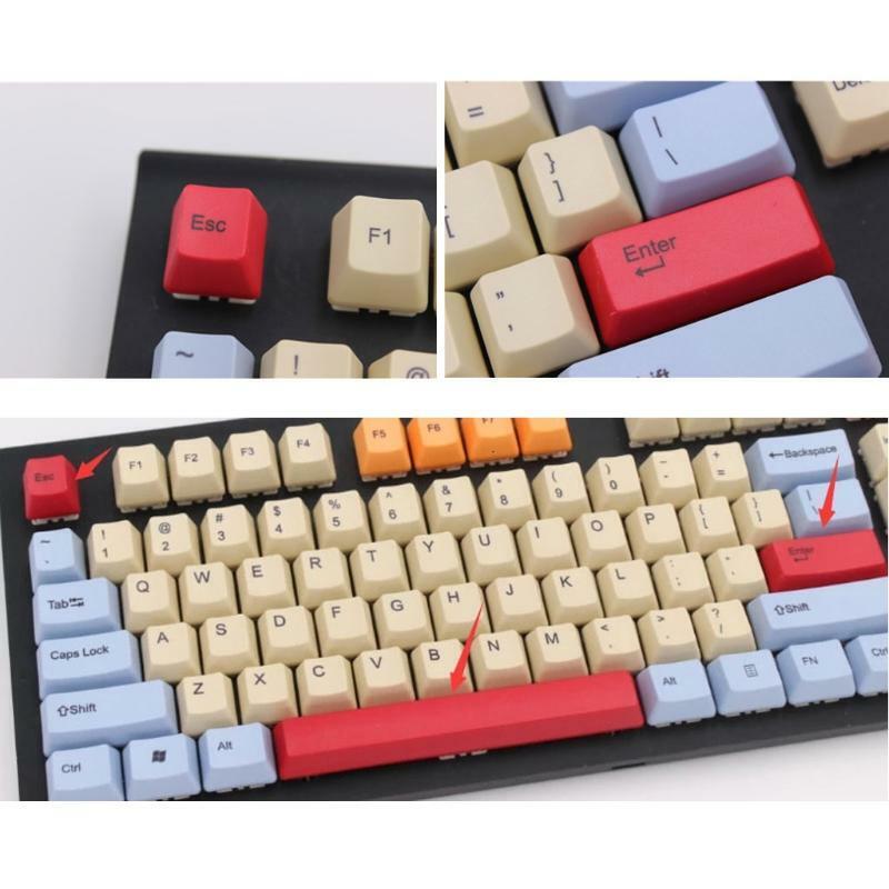 3Pcs/Set PBT OEM Keycaps Cherry Profile Spacebar Mechanical Keyboard Key cap