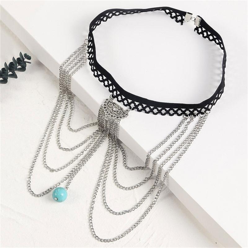 Multi-layer Beach Bead Leg Chain Personality Trend Elastic Body Chain Jewelry