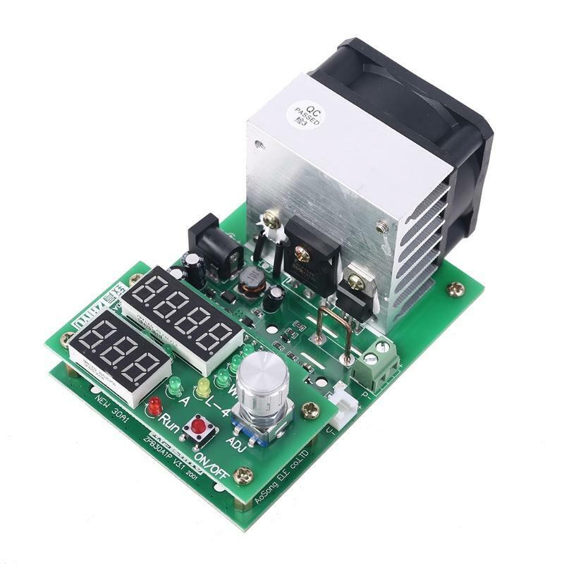 60W 9.99A 30V Constant Current Electronic Load Battery Discharge Capacity Tester