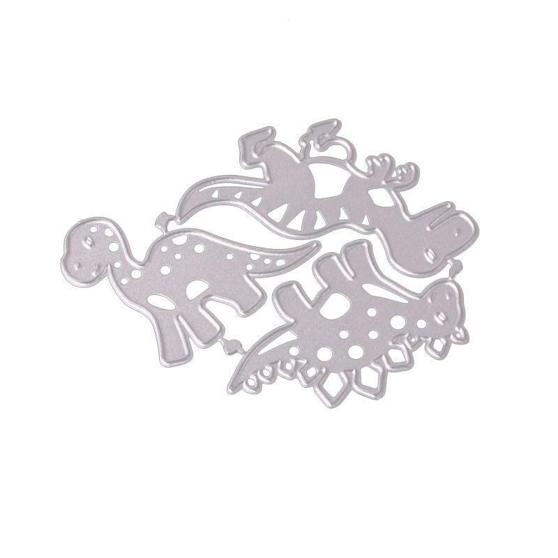Dinosaur Metal Die Cuts Different Shapes Cute Animal Carbon Steel Cutting Dies