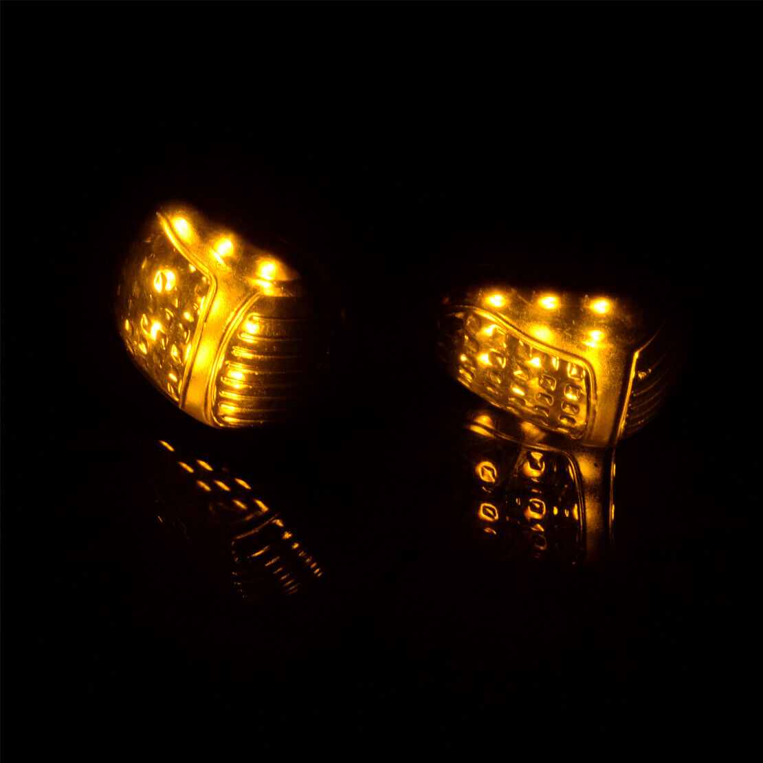 4Pcs LED Mini Turn Signal Indicator Light Motorcycle Scooter Quad ATV Universal