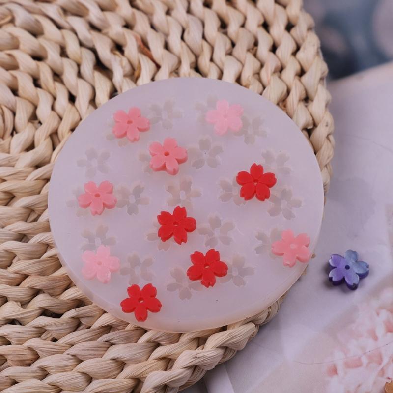 Flower Ornaments Casting Handicraft Mold Handmade Cherry Jewelry Pendant Mold