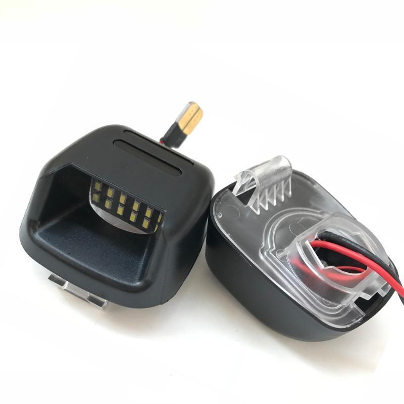 LED License Plate Lights For Frontier Xterra, LED Lights and Red OLED Neon
