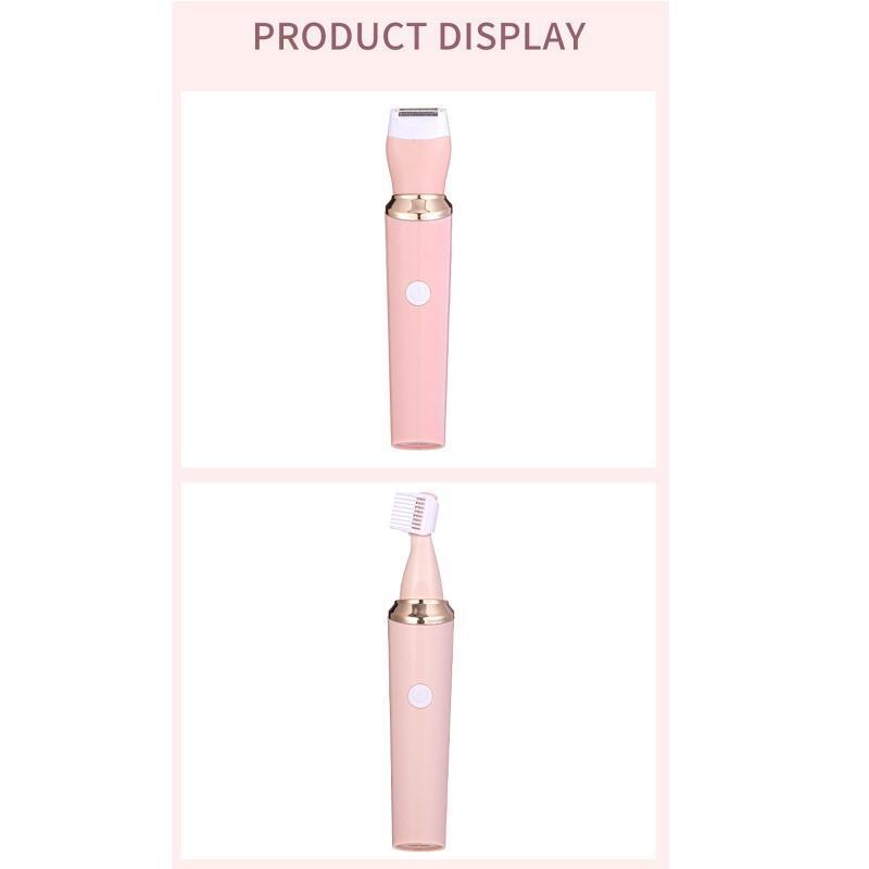 3 in 1 Women Bikini Trimmer Electric Razor Waterproof Body Groomer Kit Easy Use