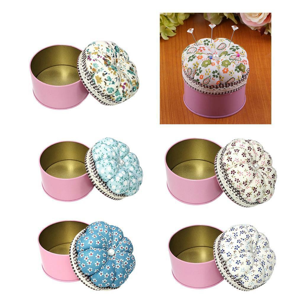 2pcs Floral Pattern Pin Cushion Pillow  Organizer Pin Cushion