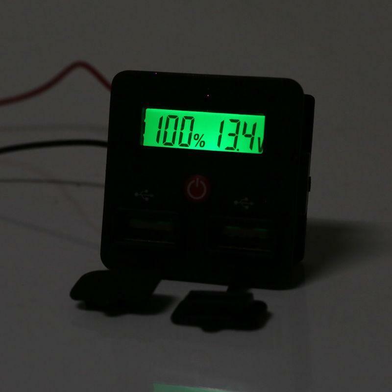 Universal Digital Voltmeter Battery Capacity Indicator Waterproof Module 12V 24V