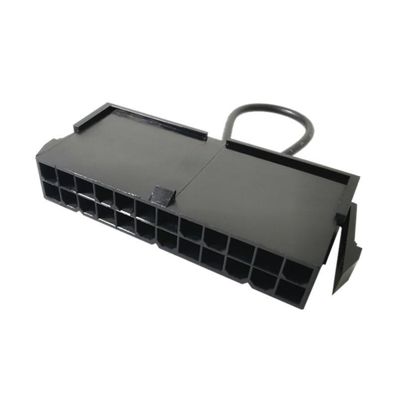 24-Pin Female ATX PSU Power Supply Starter On/Off Switch Jumper Bridge Adapter