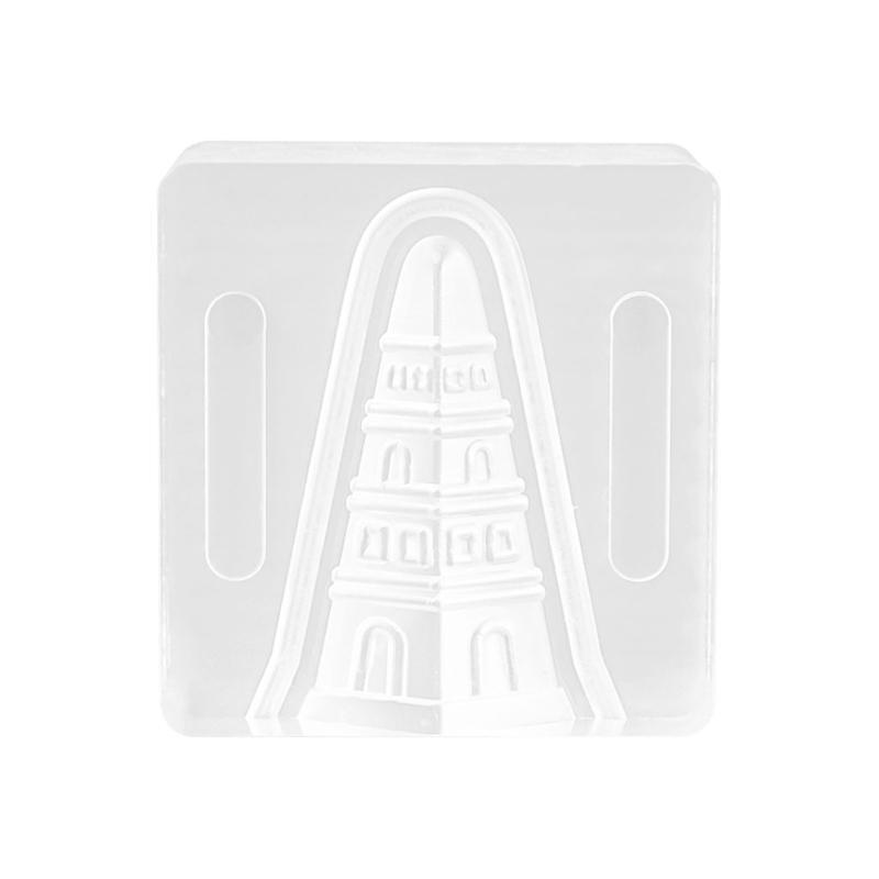 Transparent Acrylic Pagoda Shape Incense Cone Tower Mold Backflow Fragrant Mould