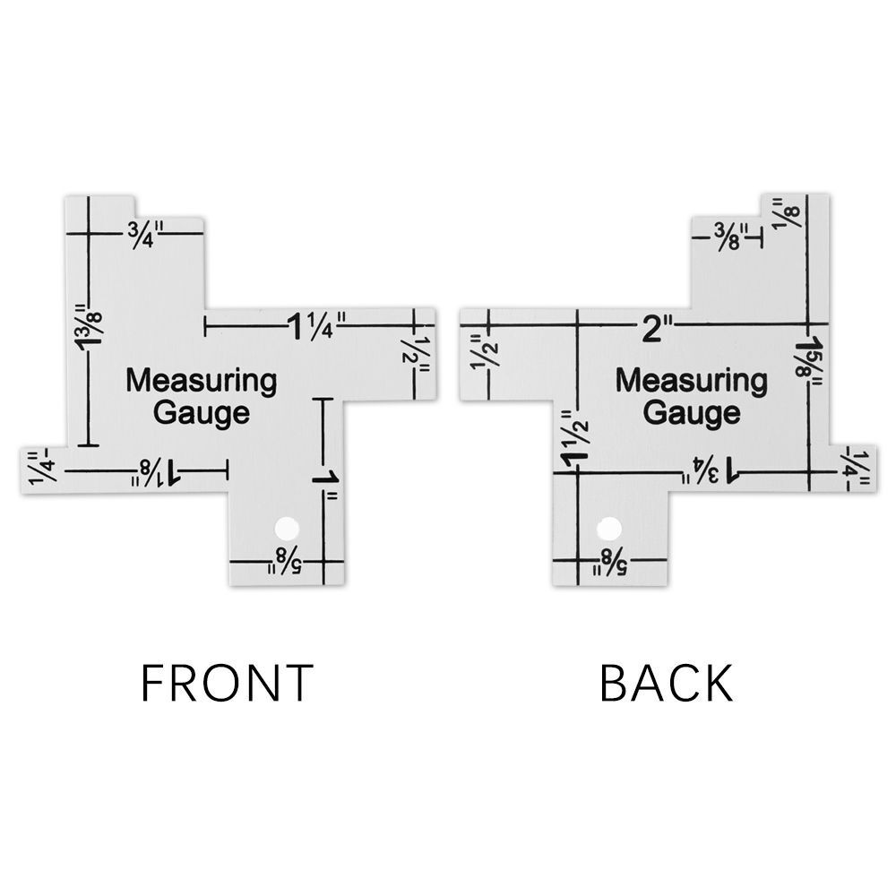 Seam Measuring Gauge Tailor Ruler Patchwork Quilting Template Sewing Ruler