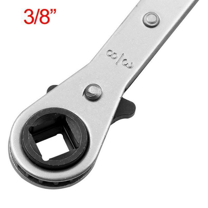 3/16" 1/4" 5/16" 3/8" Double End Ratchet Wrench Air Conditioning Refrigeration