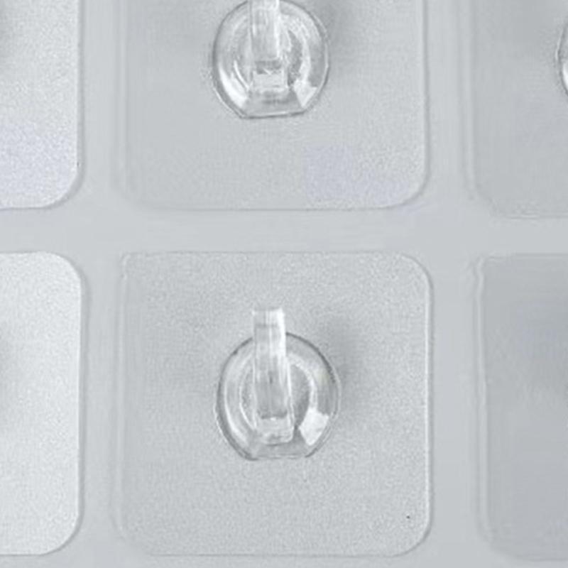 Wall Hook Strong Self Adhesive Transparent Suction Cup Heavy Load Rack