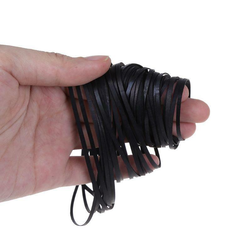 Replacement Turntable Belt Rubber Flat Drive Belt for Record Player Walkman DVD