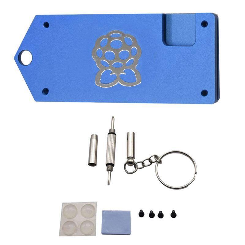 1Set ZV2 Aluminum Protective Case Metal Enclosure Shell for Raspberry Pi Zero W
