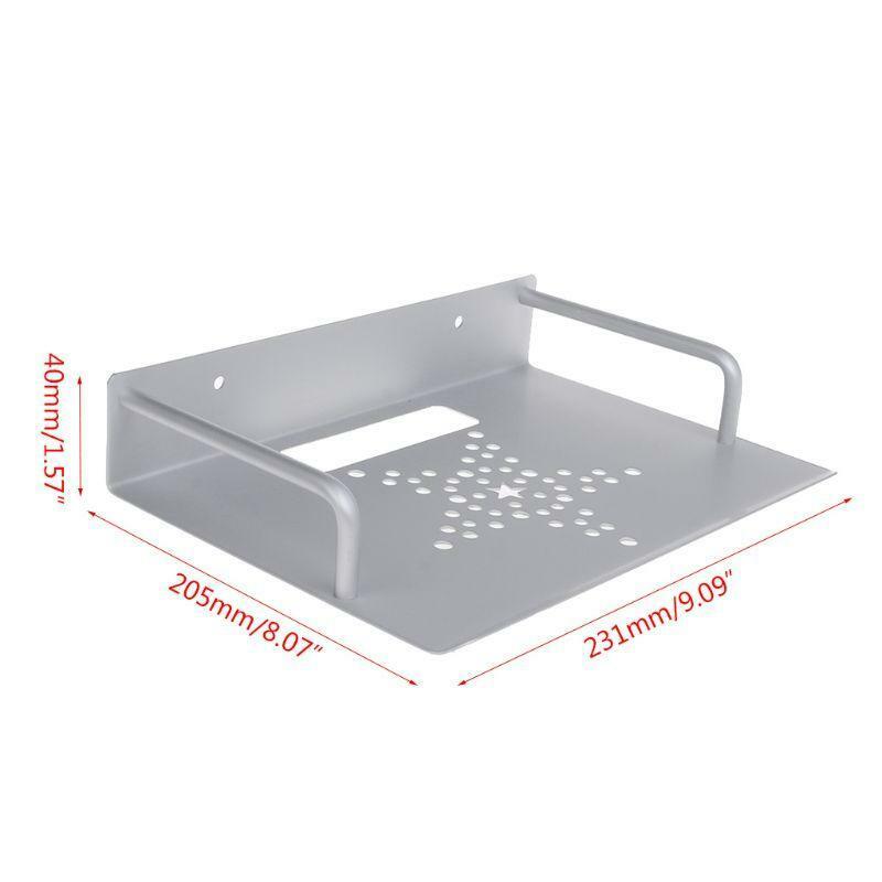 Universal Projector Tray Bracket Wall Support Aluminum TV Box Router Bracket
