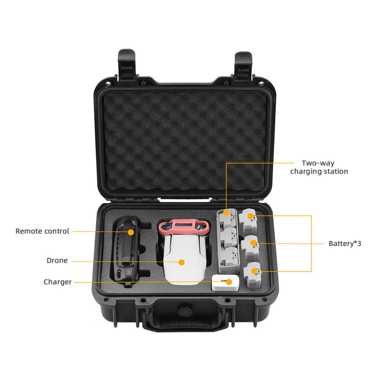 Waterproof Hard Carrying Case Travel Bag Handbag for DJi  Mini/Mini SE