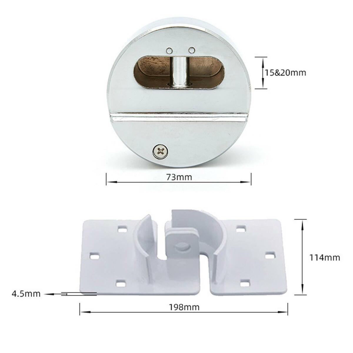 Shackle Padlock Impact Resistance with  for Securing Gates Shed Van