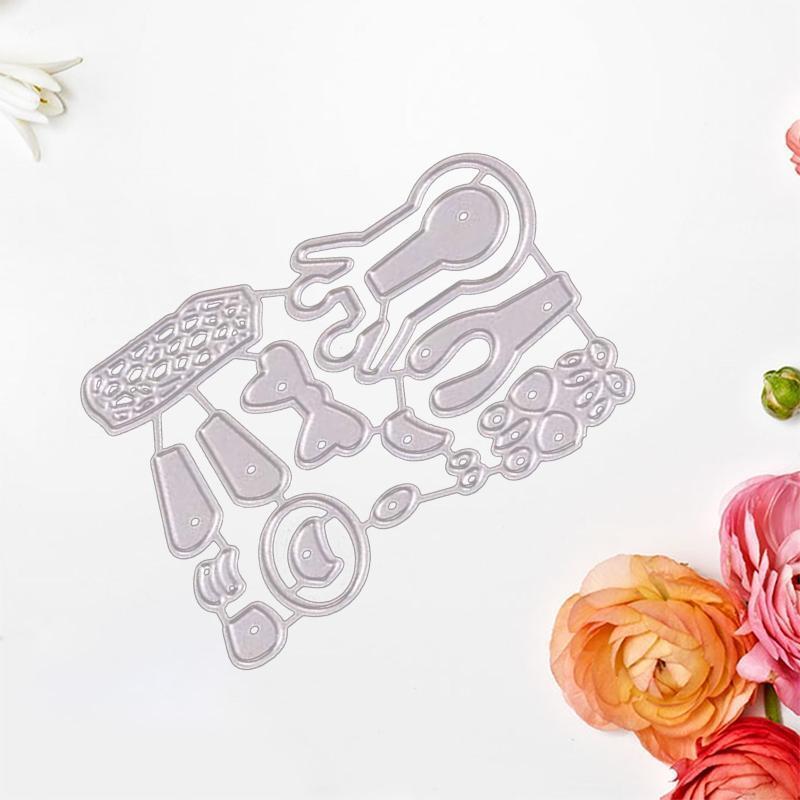 Cute Giraffe Metal Cutting Dies Cartoon Animal Die Cuts Embossing Mould Template