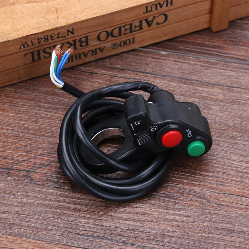 7/8inch Motorcycle ATV Bike Handlebar Horn Turn Signal On/Off Light Switch
