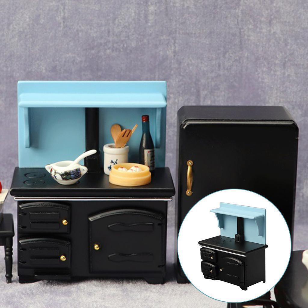 1/12 Scale  House Furniture Stove Decoration Pretend  Play