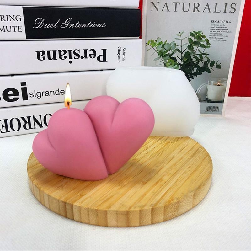 DIY Candle Mold Aroma Gypsum Plaster Romantic Home Decoration Christmas Party