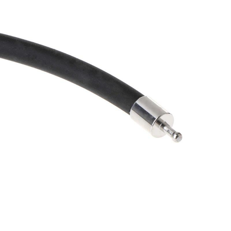 10pcs DIY Necklace Rope Cord Rubber Black Jewelry Making With Clasp Gift Fashion