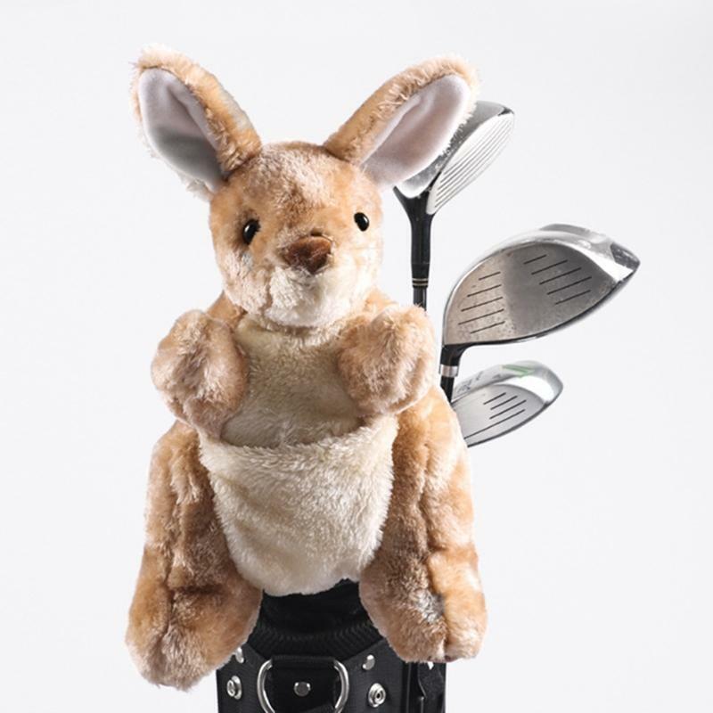 Fairway Wood Headcover Cartoon Kangaroo Golf Club Protector Novelty Cute Gifts