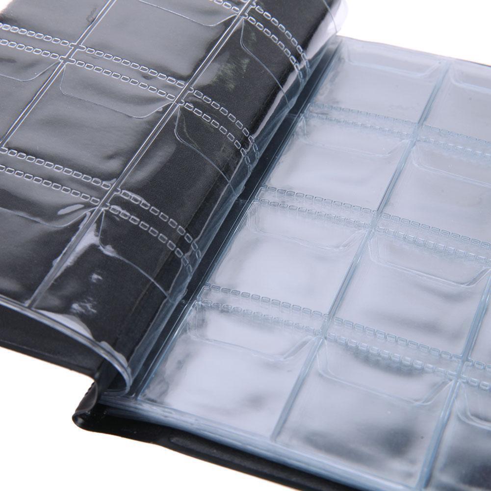 Russian Coin Album 10 Pages 120 Pockets Coin Collection Book Holder(Black)