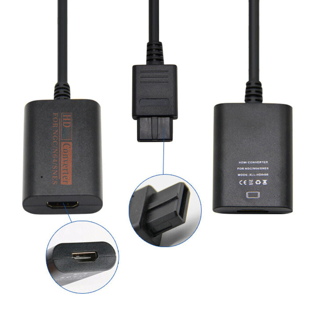 For NGC/N64/SNES/SFC to HDMI-compatible Converter Game Console Adapter (01)